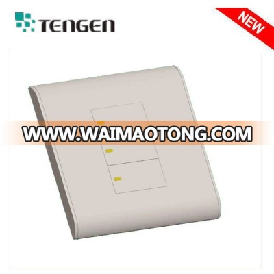 2016 New Designed 100X100 3 Gang Double Way Wall Switch Africa Market