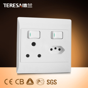 South America Wall Socket and Switch